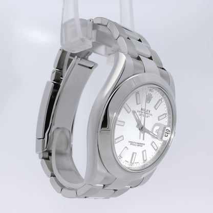 Rolex 116300 Datejust II 41mm Stainless Steel White Stick Dial Watch