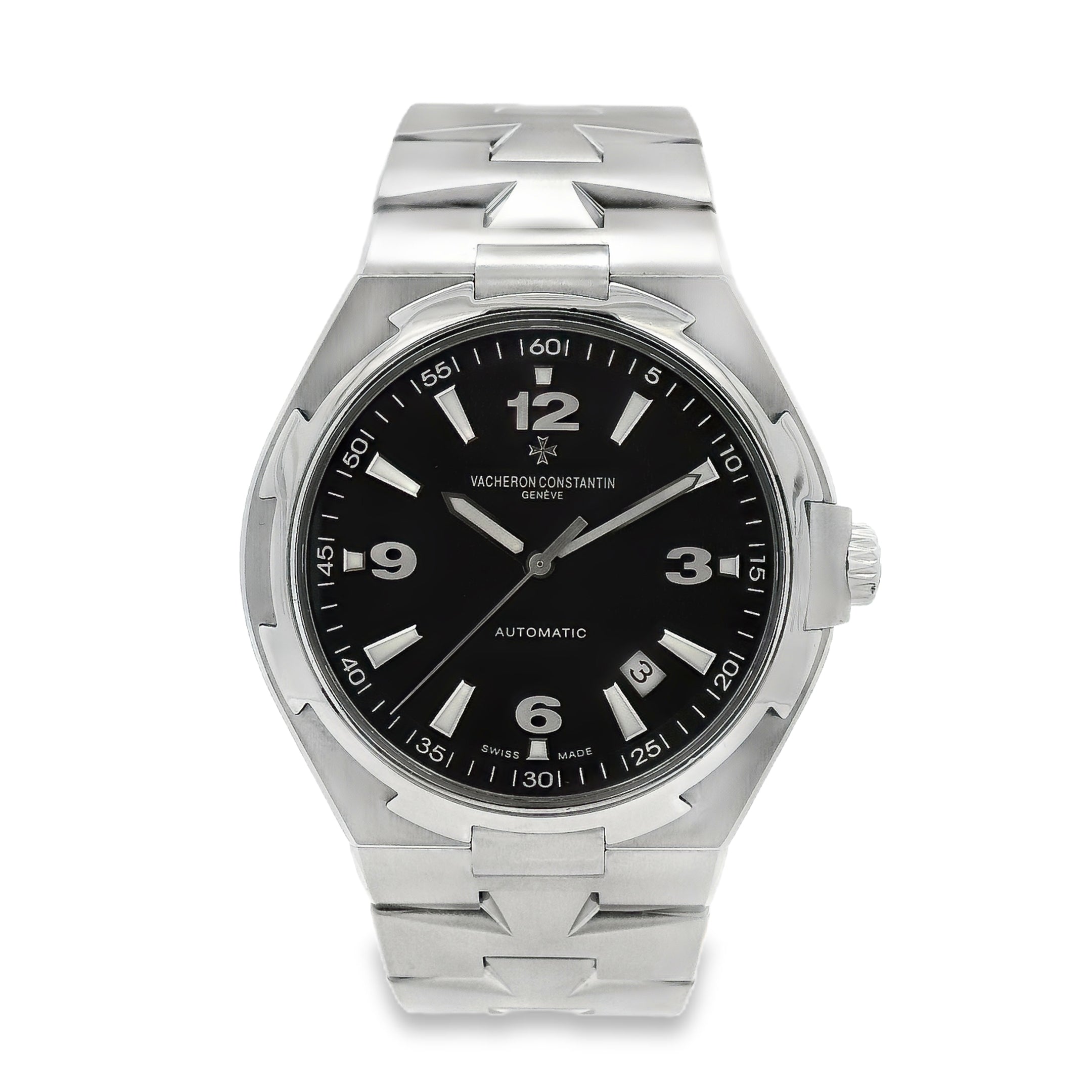 Vacheron Constantin 47040/B01A-9094 Overseas Black Dial Stainless Steel 42mm Watch