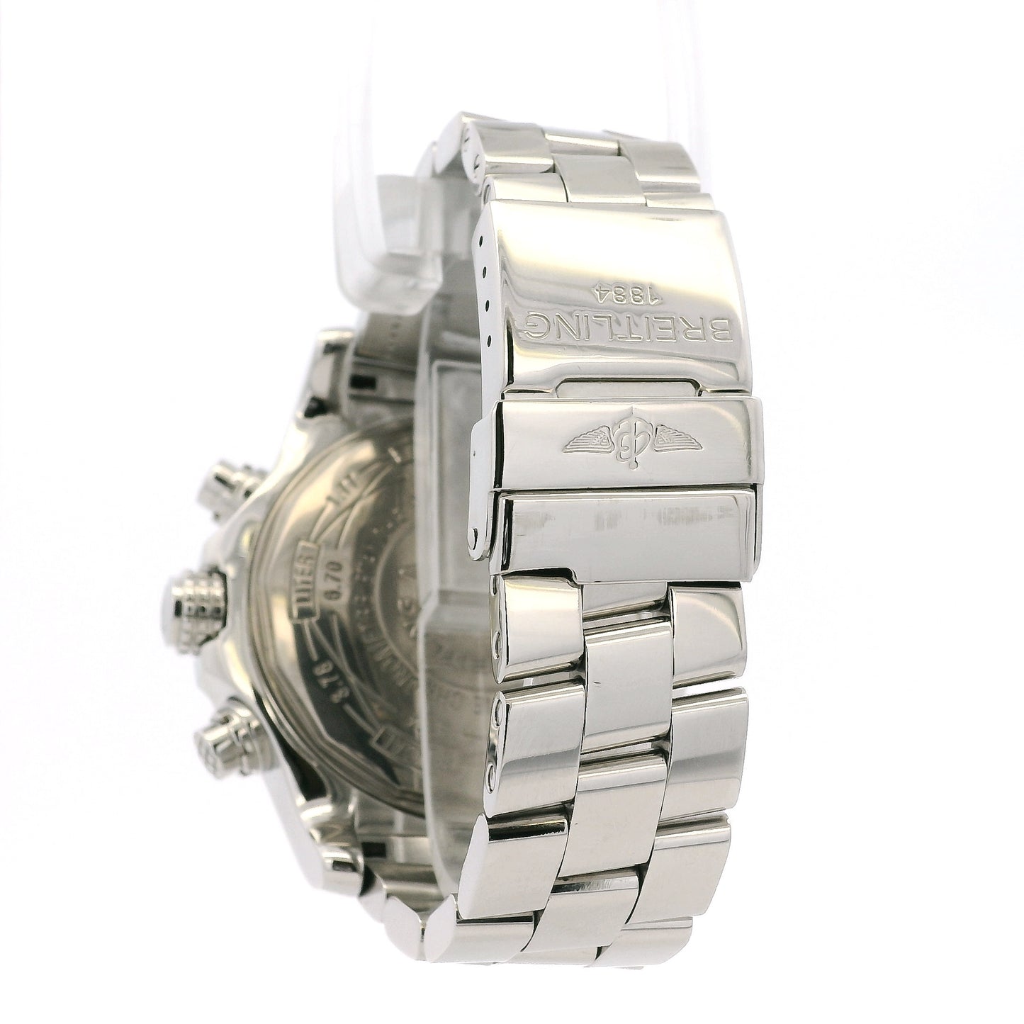 Breitling A13370 Stainless Steel with Blue Chrono Dial Watch