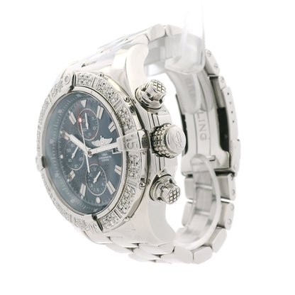 Breitling A13370 Stainless Steel with Blue Chrono Dial Watch