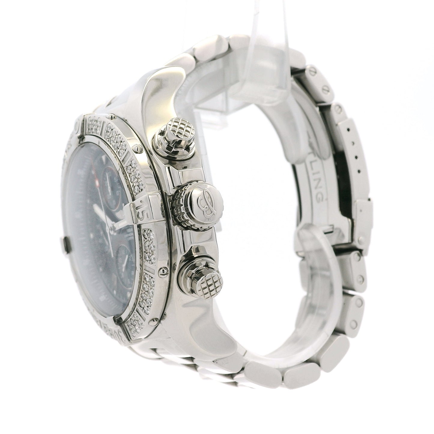 Breitling A13370 Stainless Steel with Blue Chrono Dial Watch