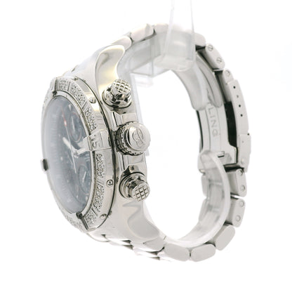 Breitling A13370 Stainless Steel with Blue Chrono Dial Watch