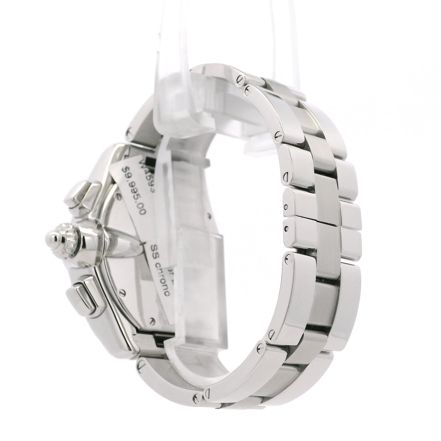 Cartier 2618 Roadster Chronograph White Dial Watch