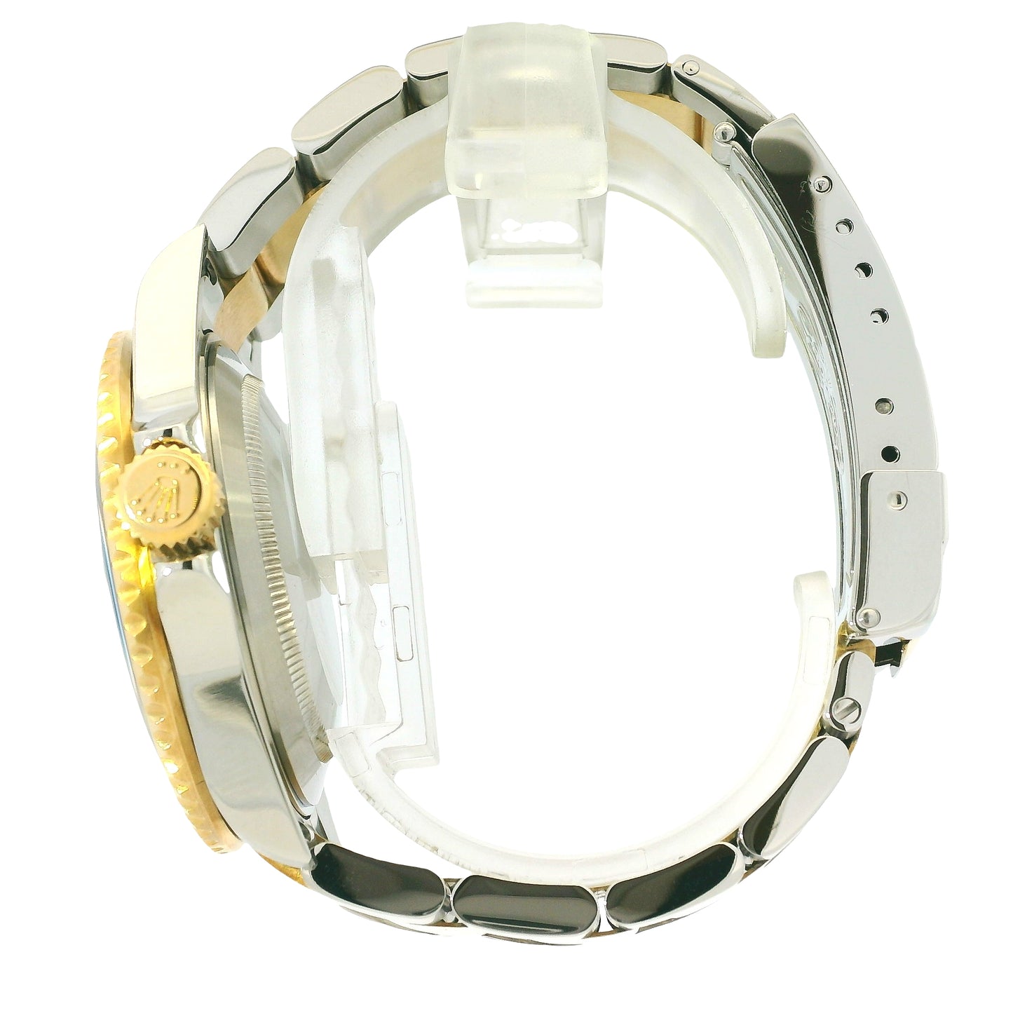 Rolex 16613 Submariner Two Tone Blue Bezel Blue Dial Watch