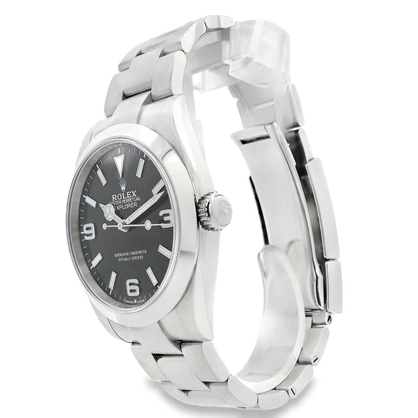 Rolex 224270 Explorer Stainless Steel Black Dial Watch