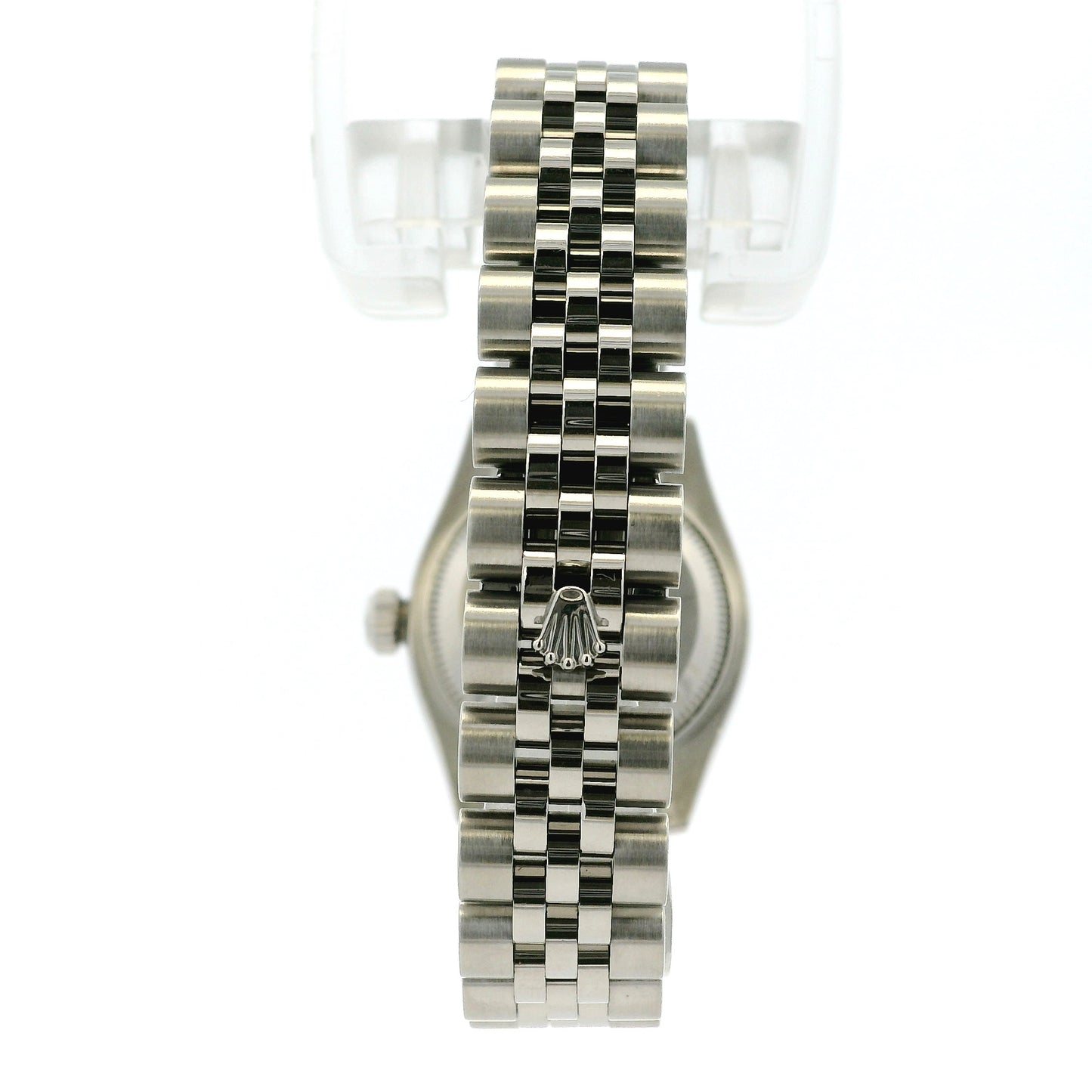 Rolex 179174 Datejust Stainless Steel and White Gold Black Dial Watch