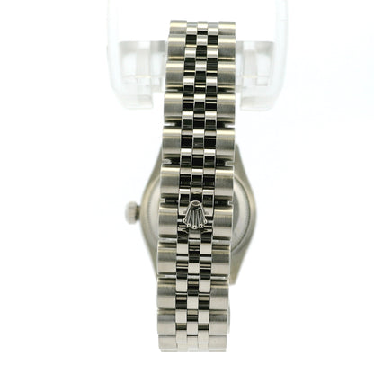 Rolex 179174 Datejust Stainless Steel and White Gold Black Dial Watch