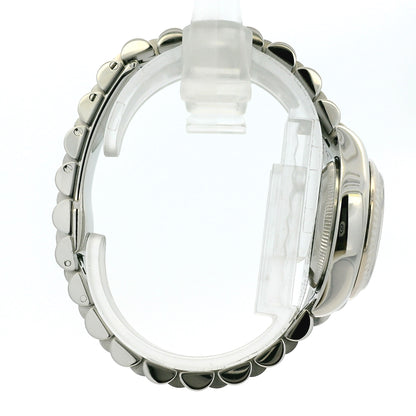 Rolex 179174 Datejust Stainless Steel and White Gold Black Dial Watch