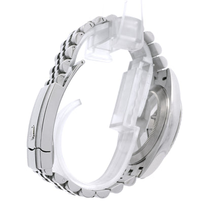 Rolex 126334 Datejust 18k White Gold Fluted Bezel Silver Dial on Stainless Steel Jubilee Bracelet Watch