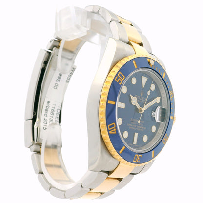 Rolex 116613LB Submariner 18k Yellow Gold and Stainless Steel Watch