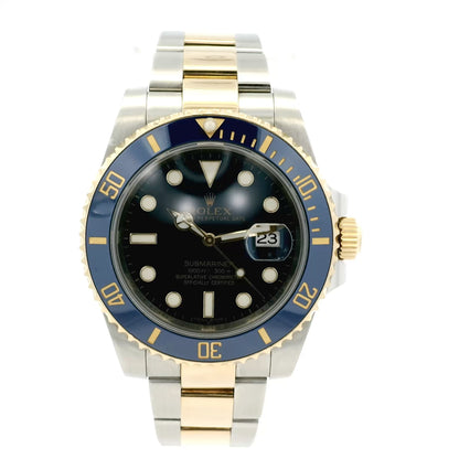 Rolex 116613LB Submariner 18k Yellow Gold and Stainless Steel Watch