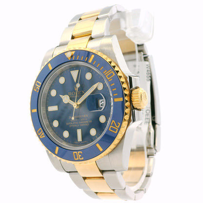 Rolex 116613LB Submariner 18k Yellow Gold and Stainless Steel Watch