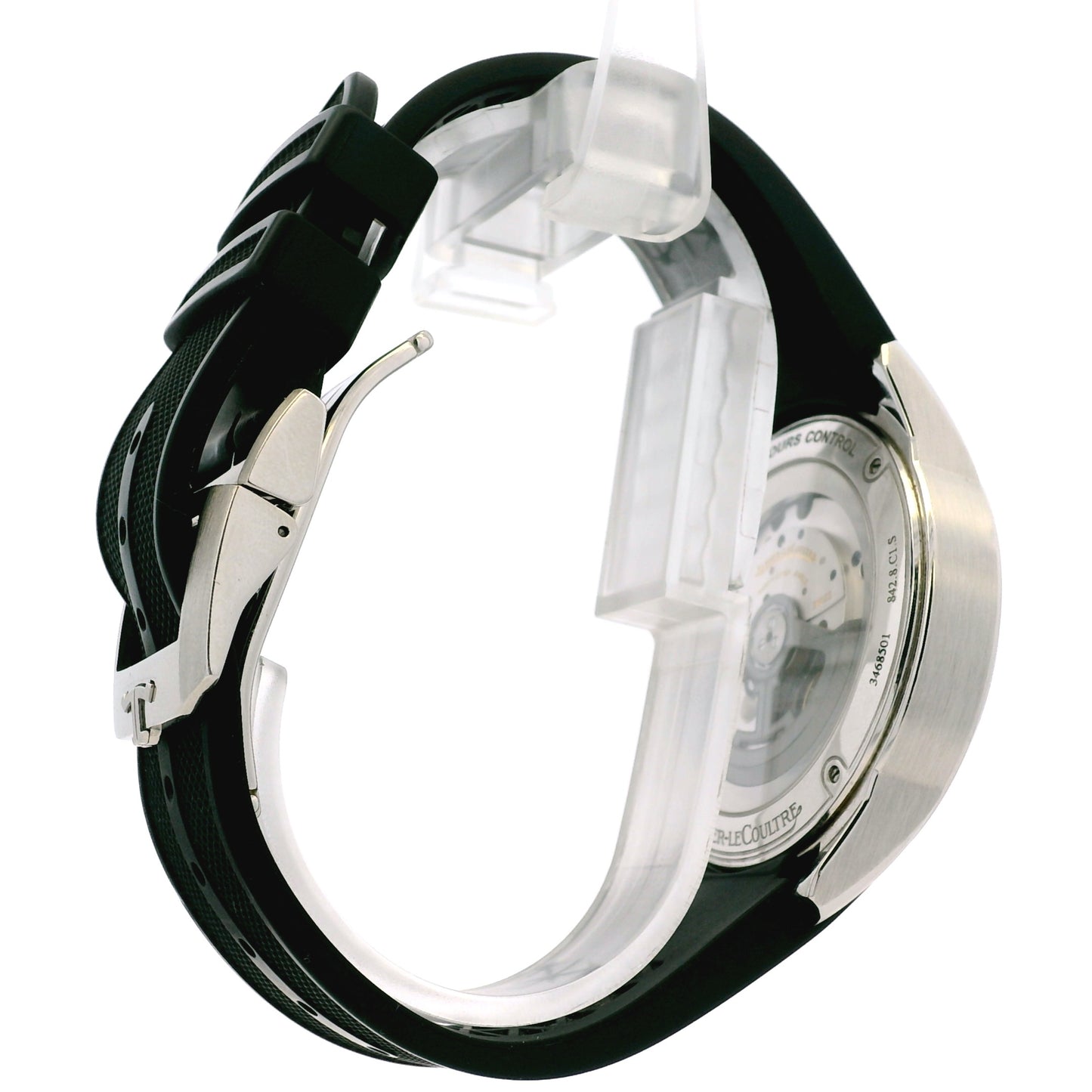 Jaeger Le Coultre Q9028471 Polaris Stainless Steel Black Dial Watch