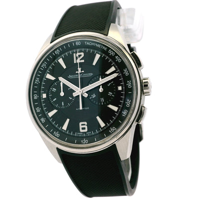 Jaeger Le Coultre Q9028471 Polaris Stainless Steel Black Dial Watch