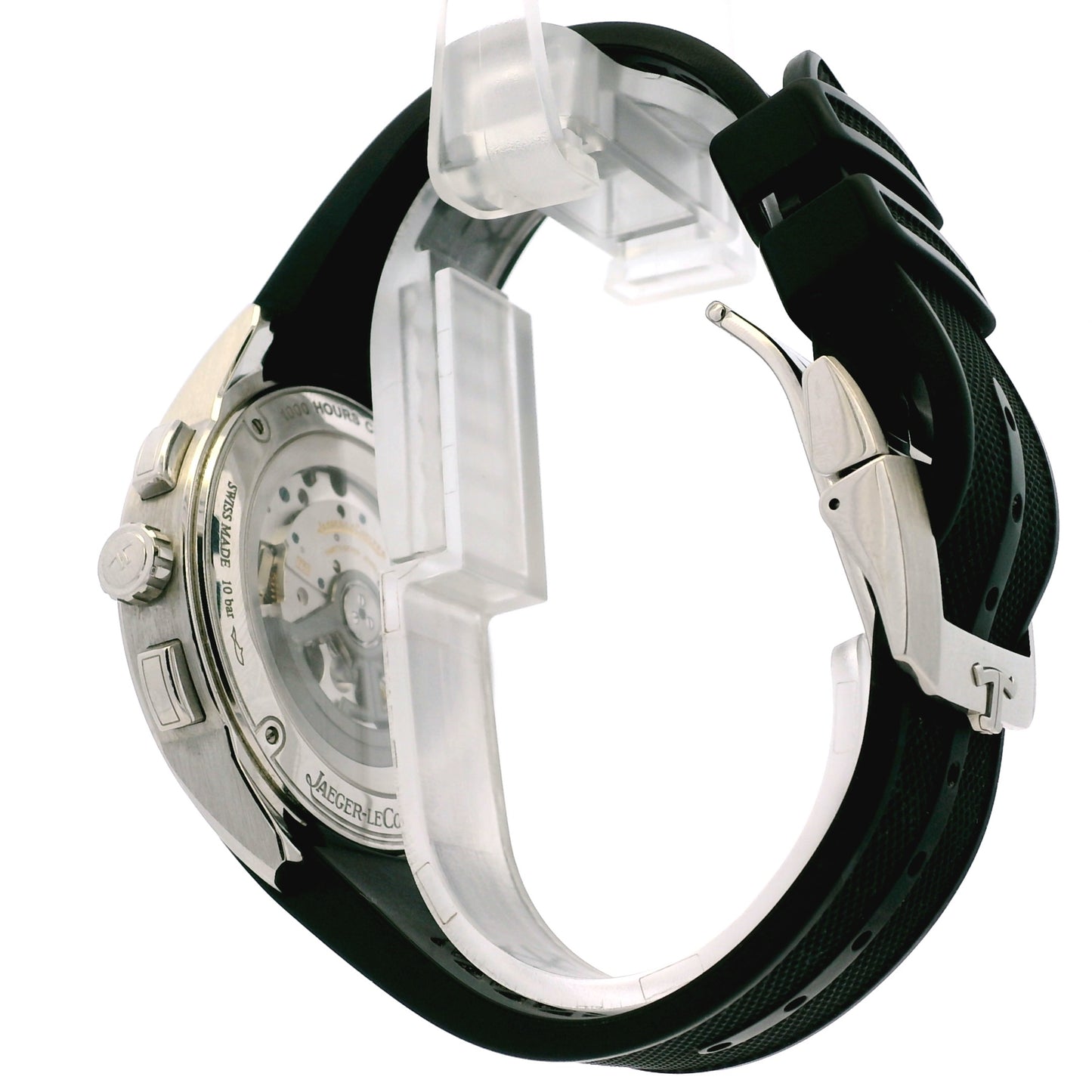 Jaeger Le Coultre Q9028471 Polaris Stainless Steel Black Dial Watch