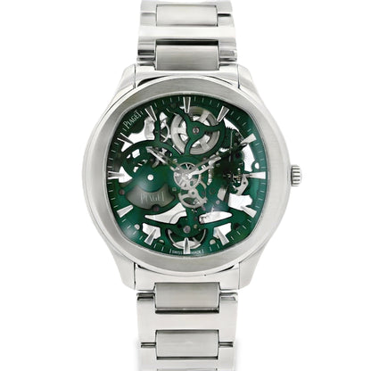 Piaget G0A47008 Polo Skeleton Stainless Steel Green Dial Watch