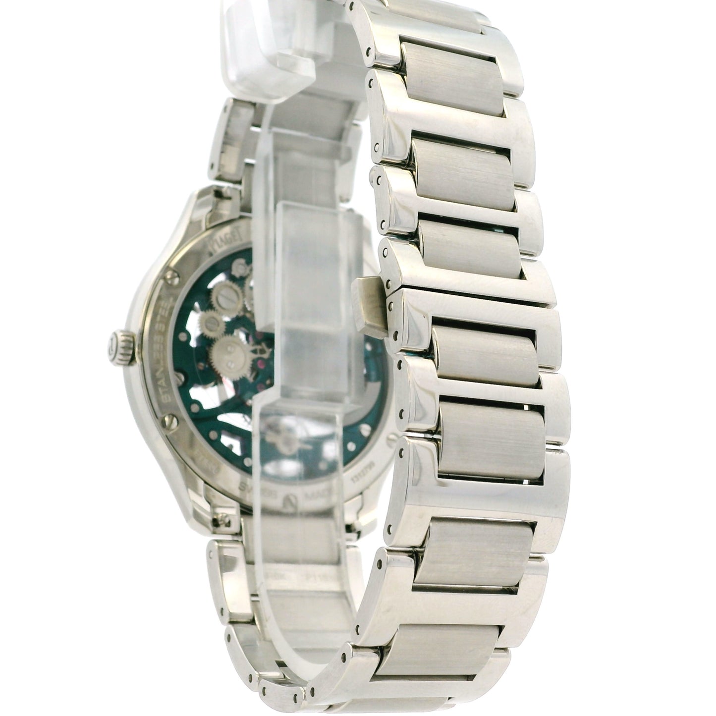 Piaget G0A47008 Polo Skeleton Stainless Steel Green Dial Watch