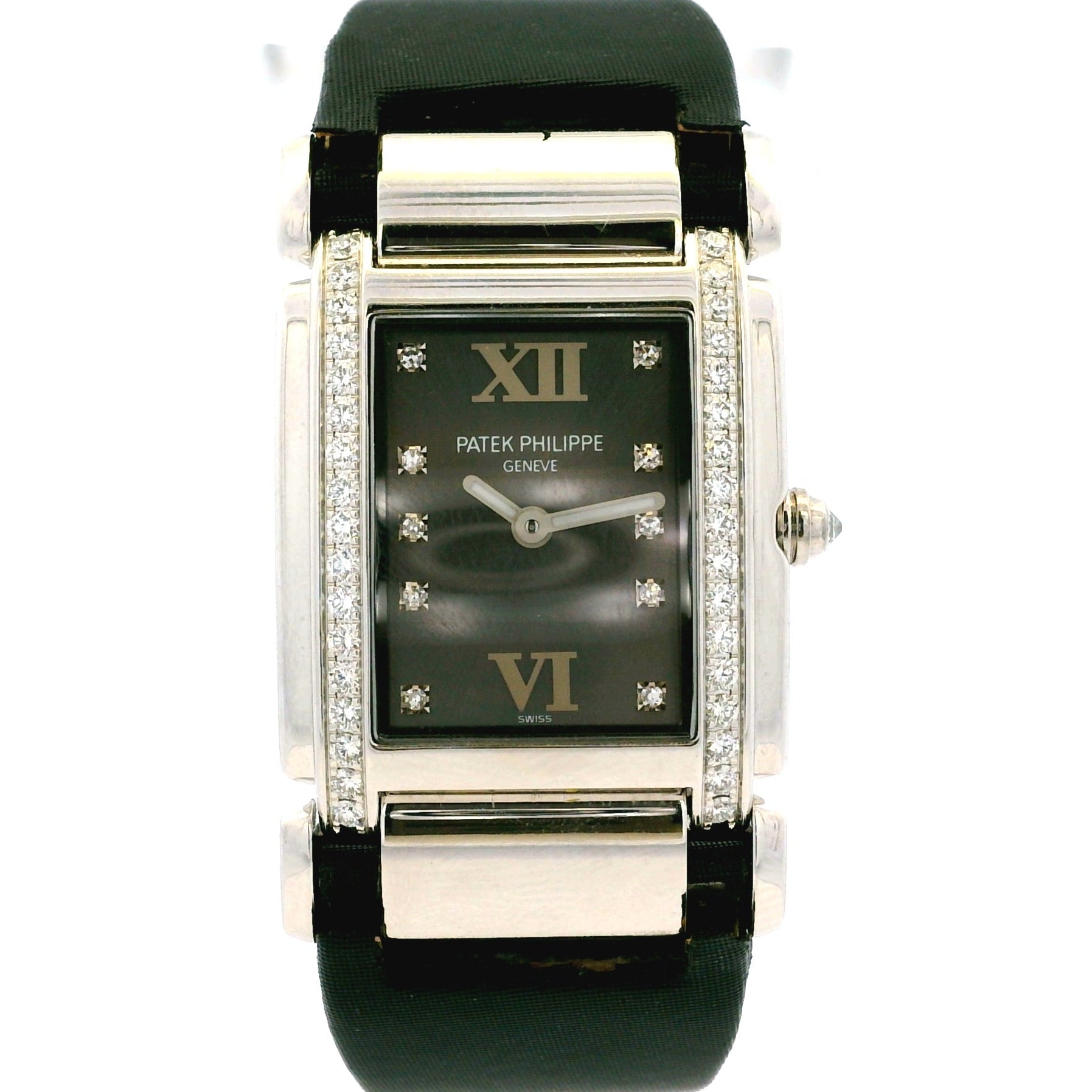 Patek Philippe 4920G Twenty-4 Stainless Steel Diamond Bezel Watch