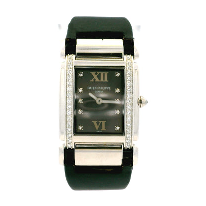 Patek Philippe 4920G Twenty-4 Stainless Steel Diamond Bezel Watch
