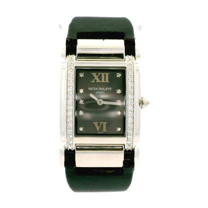 Patek Philippe 4920G Twenty-4 Stainless Steel Diamond Bezel Watch