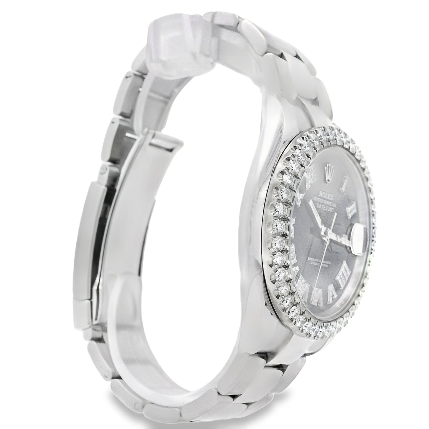Rolex 126300 Aftermarket Datejust on Oyster Bracelet Watch