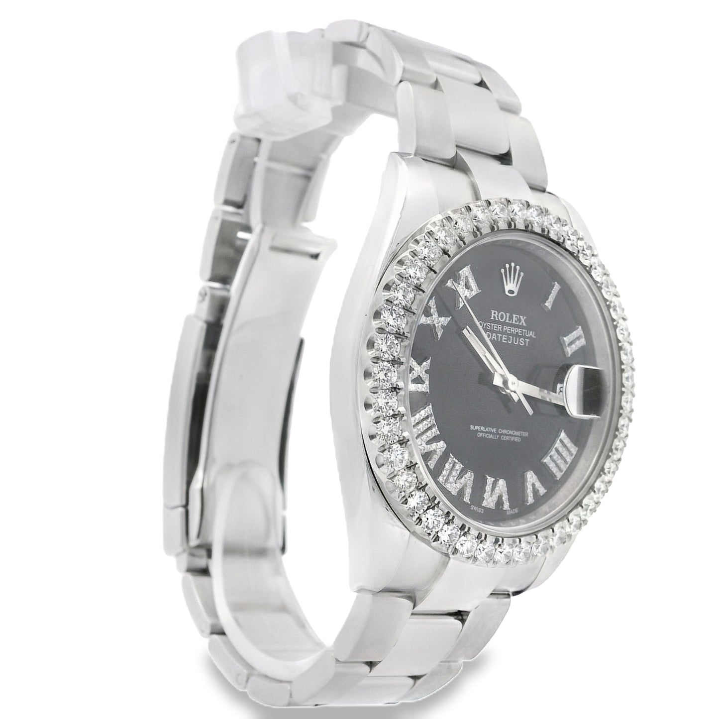 Rolex 126300 Aftermarket Datejust on Oyster Bracelet Watch