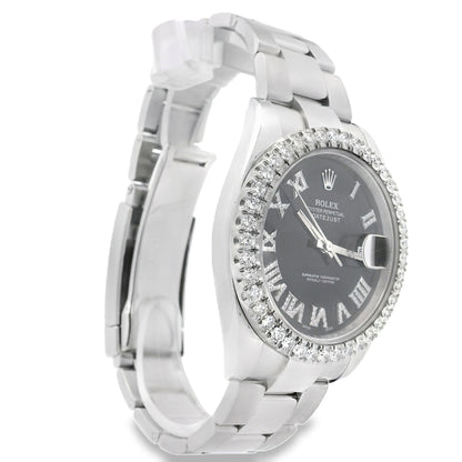 Rolex 126300 Aftermarket Datejust on Oyster Bracelet Watch