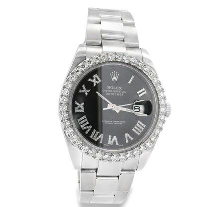 Rolex 126300 Aftermarket Datejust on Oyster Bracelet Watch