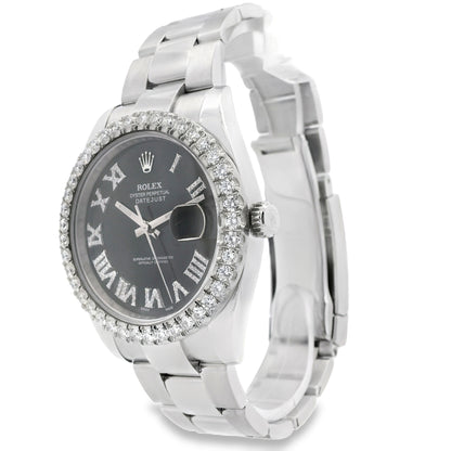Rolex 126300 Aftermarket Datejust on Oyster Bracelet Watch