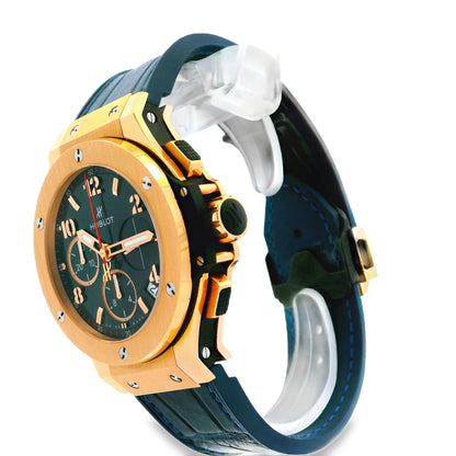 Hublot 18k Rose Gold Big Bang 34.1.PX.130.RX 44mm with Black Dial Watch