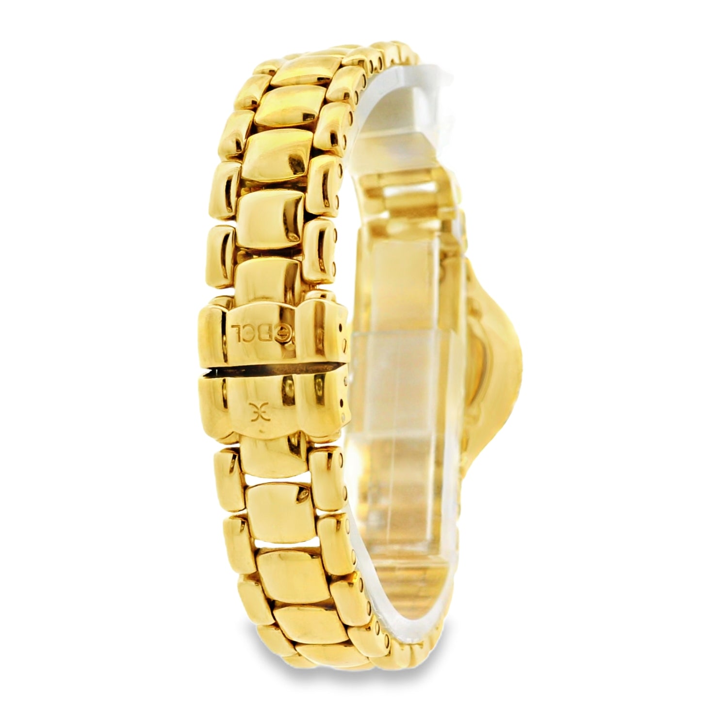 Ebel Beluga 18k Yellow Gold 24mm Mother of Pearl Dial with Diamond Bezel Watch