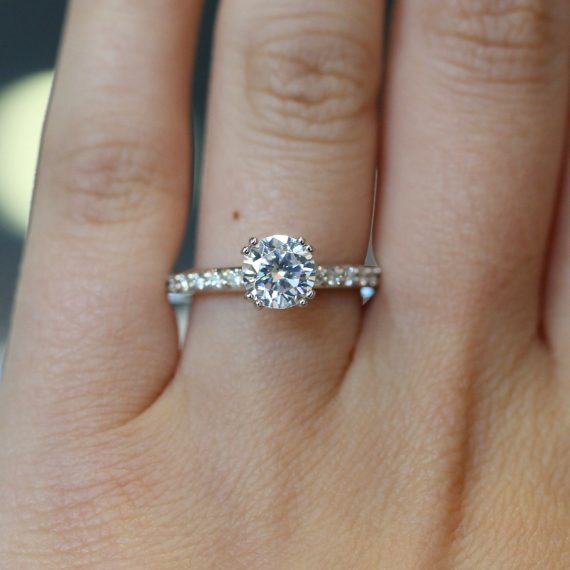 a. jaffe solitaire engagement ring