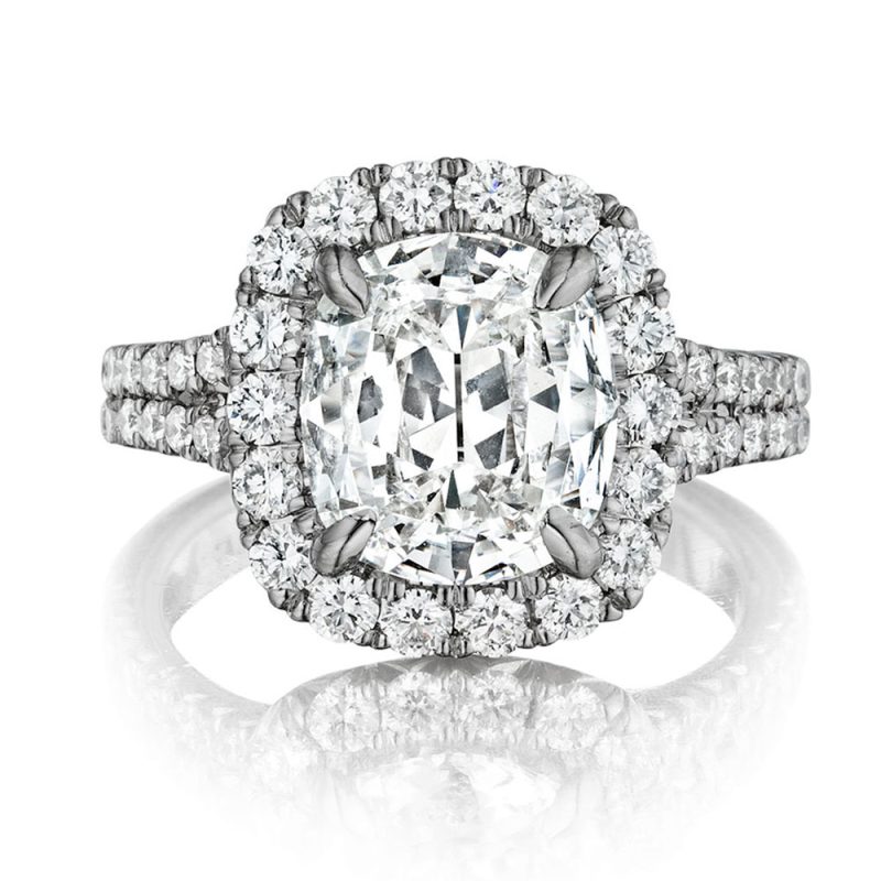 Henri Daussi Engagement Ring