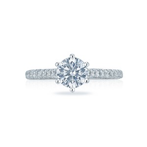 tacori petite crescent collection 6 prong engagement ring