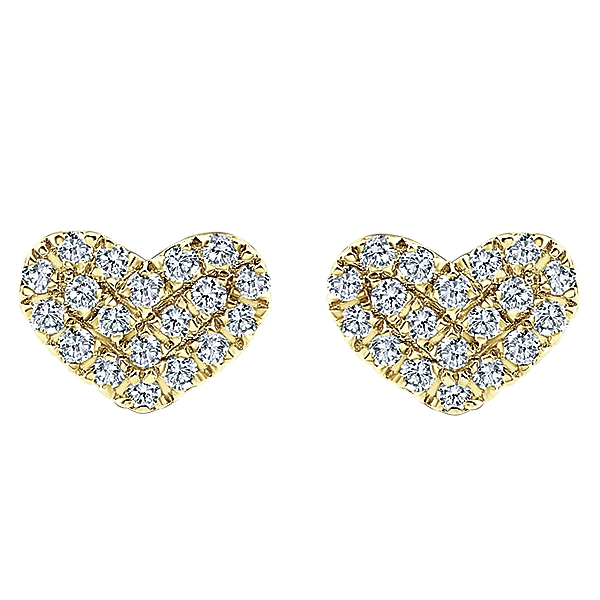 Gabriel & Co heart earrings