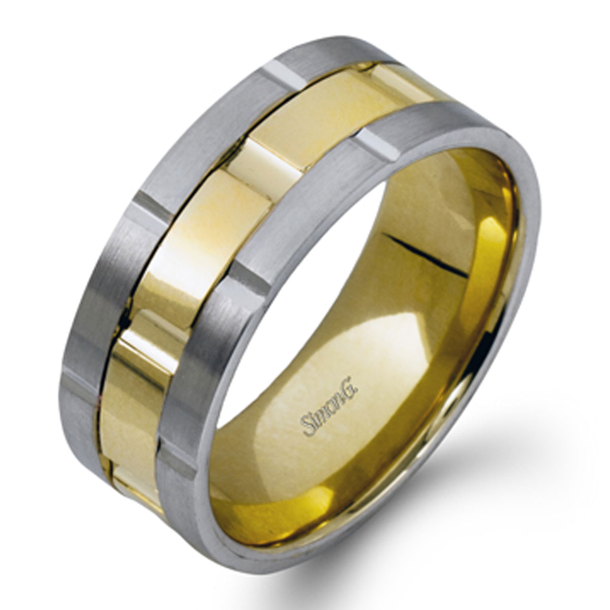 mens chain link wedding bands