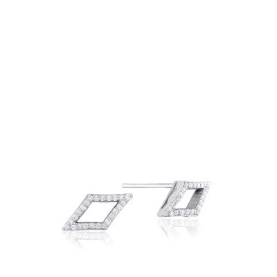 Tacori Ivy Lane SE227 Diamond Chevron Stud Earrings