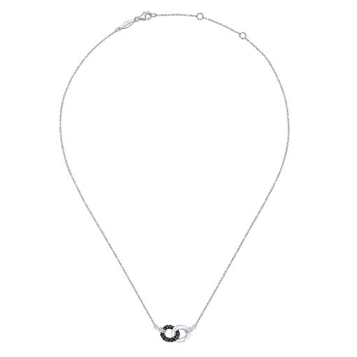 Gabriel Co. Souviens Collection Sterling Silver Black Spinel