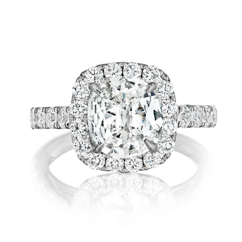 Henri Daussi Engagement Ring