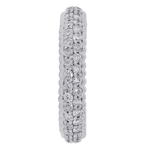 14k white gold diamond wedding band