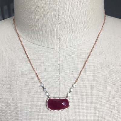Meira T Ruby Necklace