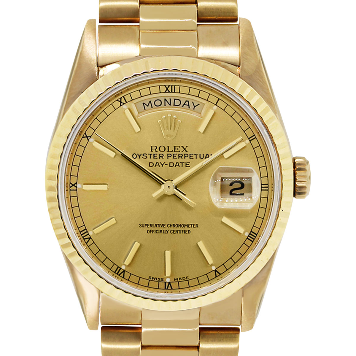 mens rolex 44mm presidential