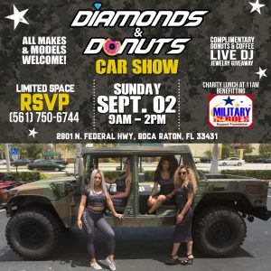 Diamonds and Donuts Car Show Boca Raton