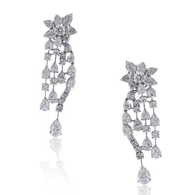 GIA Certified diamond earrings