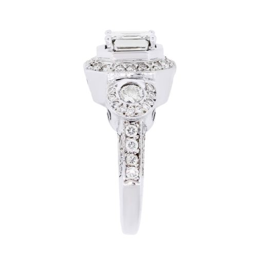 18k White Gold 2.53ctw GIA Certified Diamond Engagement Ring