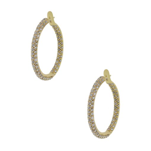 Diamond pave earrings