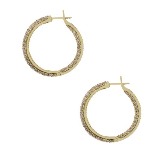 Diamond pave earrings