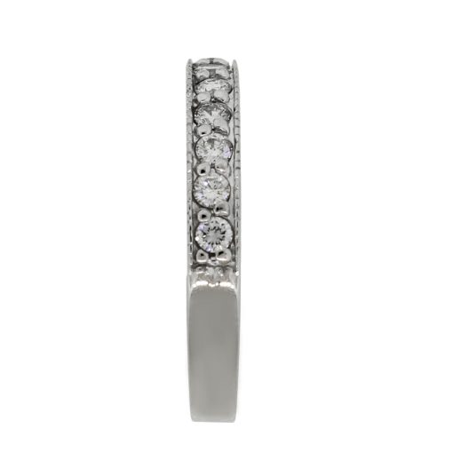 14k White Gold 0.50ctw Diamond Wedding Band