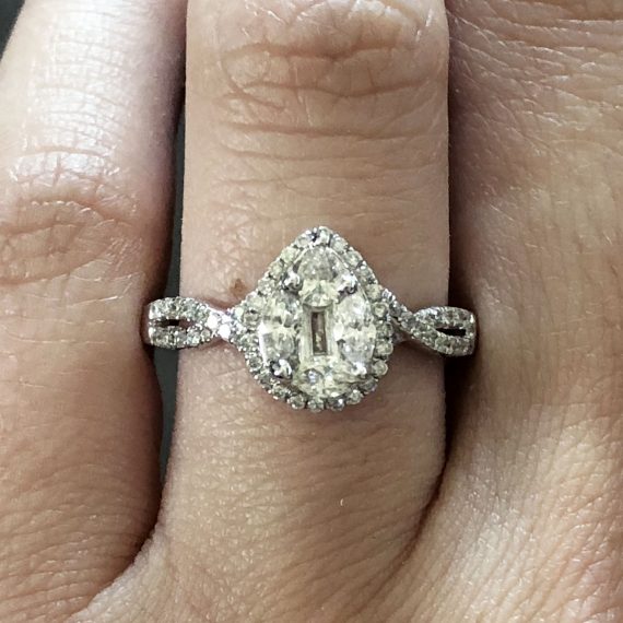 boca raton south florida wedding diamond engagement ring