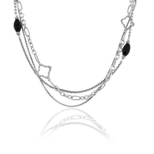 david yurman quatrefoil diamond necklace